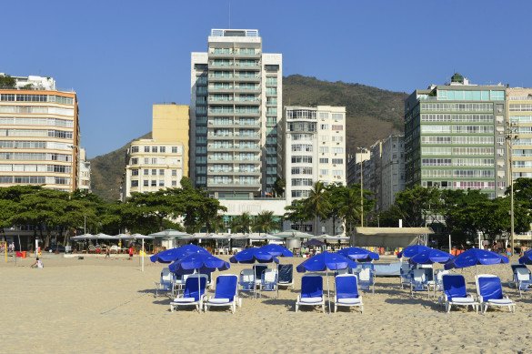 O Pestana Rio Atlantica é na frente da praia do Rio de Janeiro