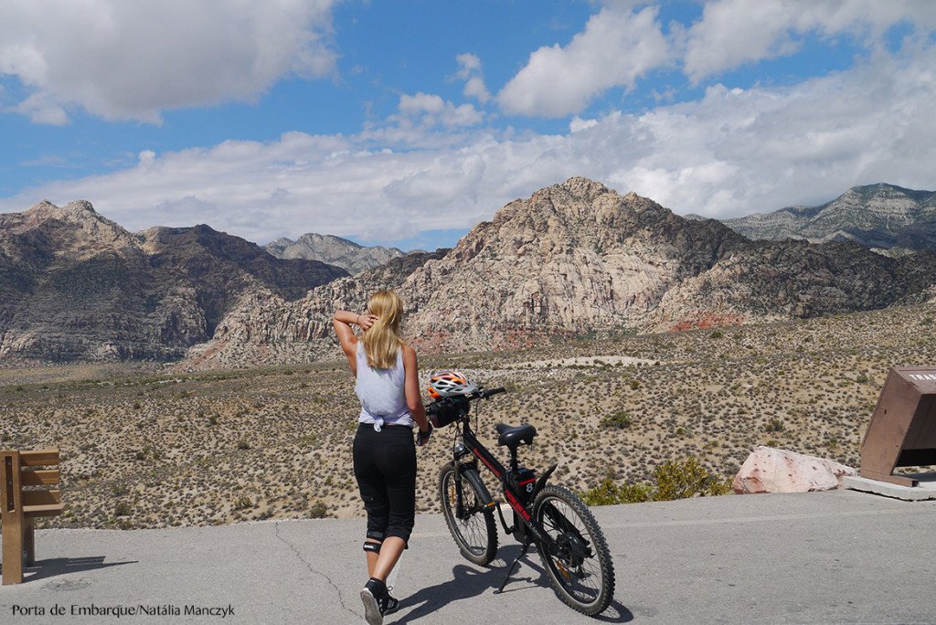 O Red Rock Canyon de bike...