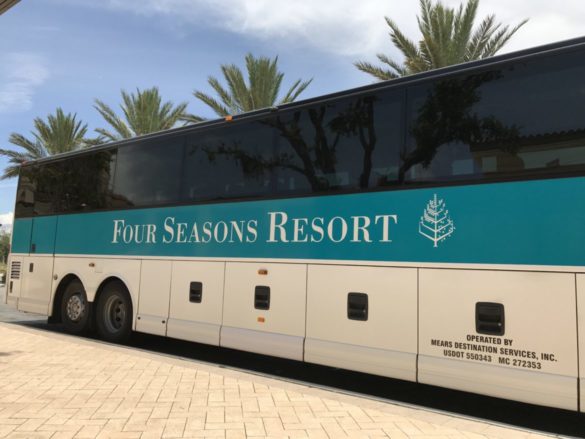 hotel Four Seasons Orlando transfer onibus