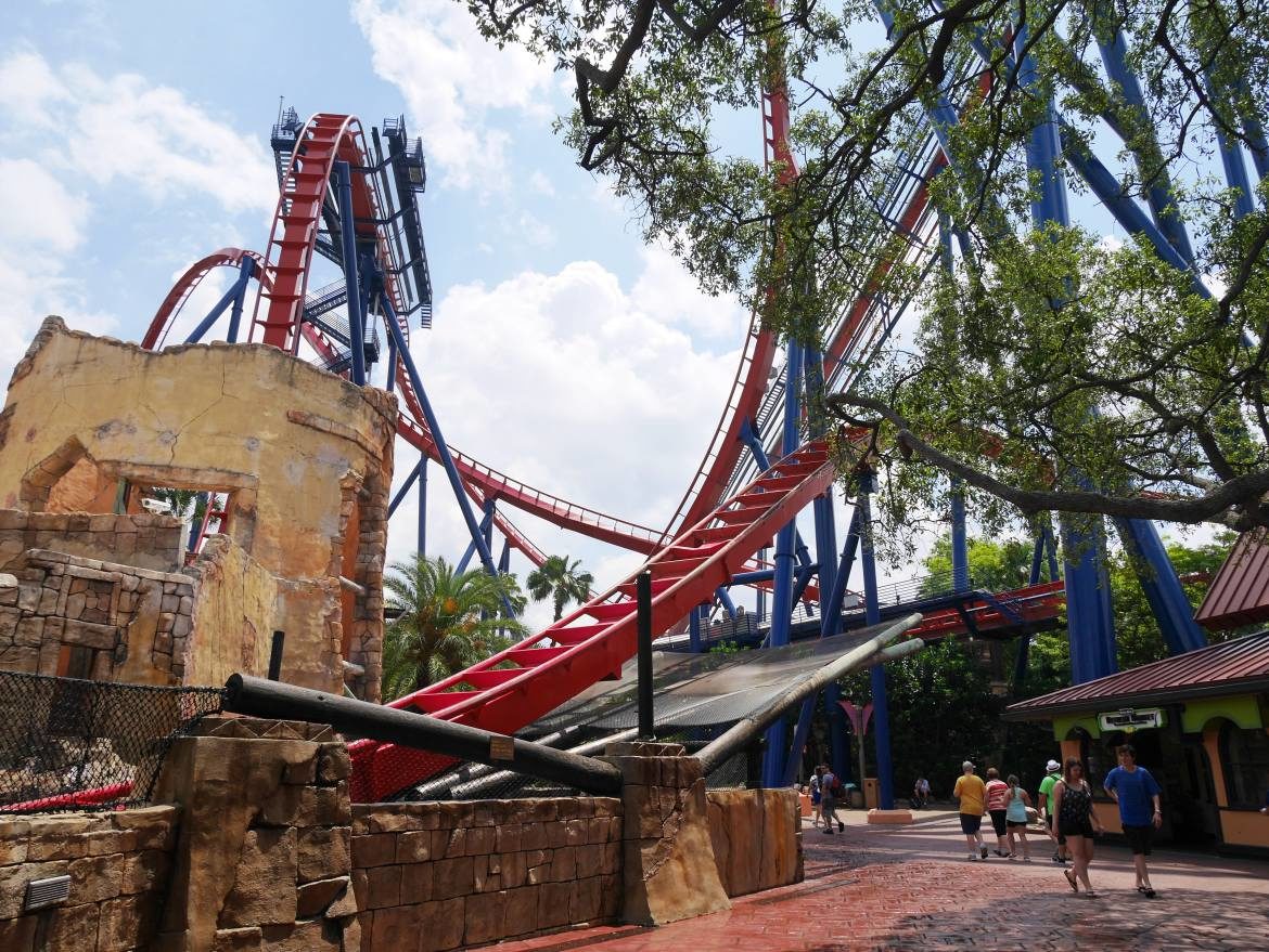 Busch Gardens Montanha-russa do Busch Gardens