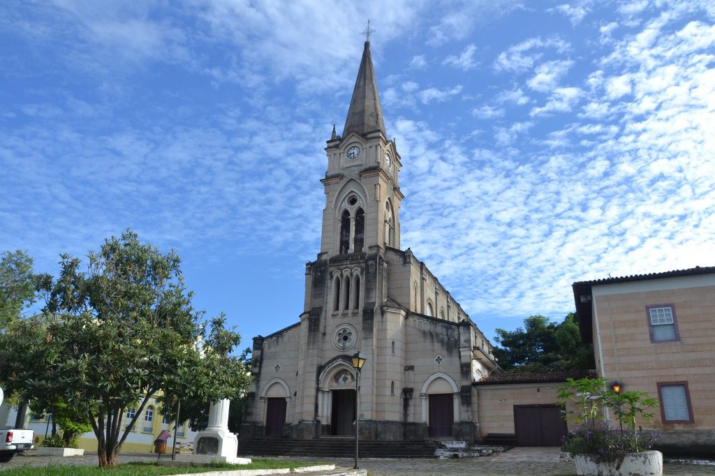 A Igreja do Rosario, em Cidade de Goias