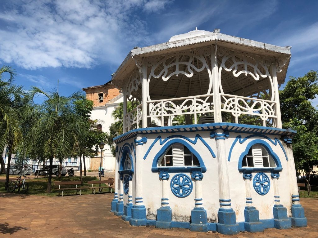 a Praça do Coreto em Cidade de Goiás
