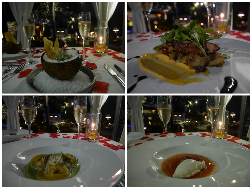 Jantar romantico no Nau Royal, hotel perto de Sao Paulo