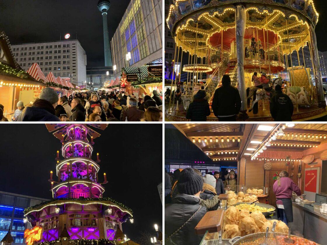 Mercados de Natal na Alemanha Berlim Alexanderplatz