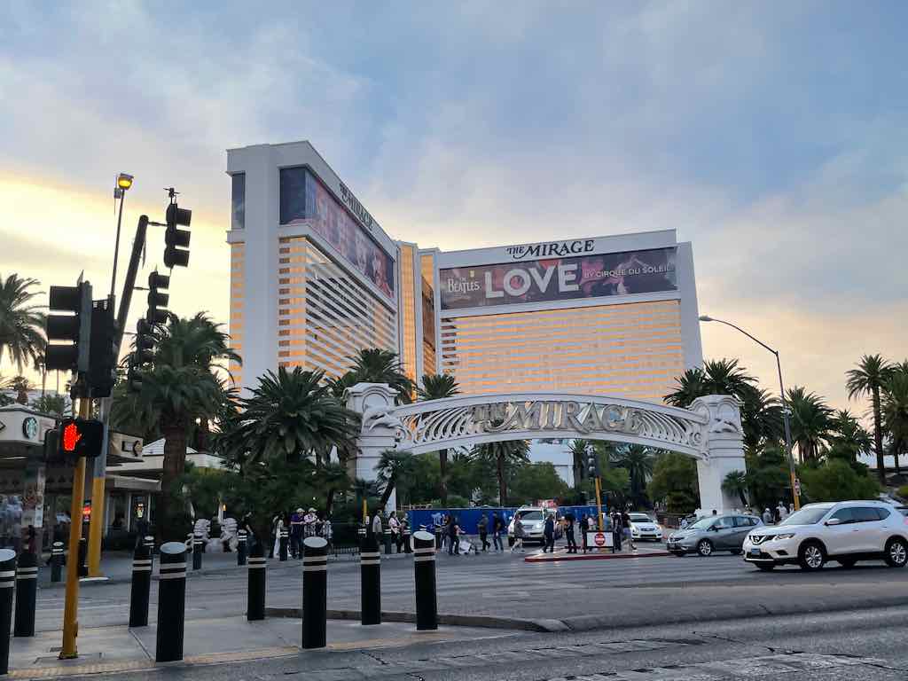 Mirage hotel em Las Vegas