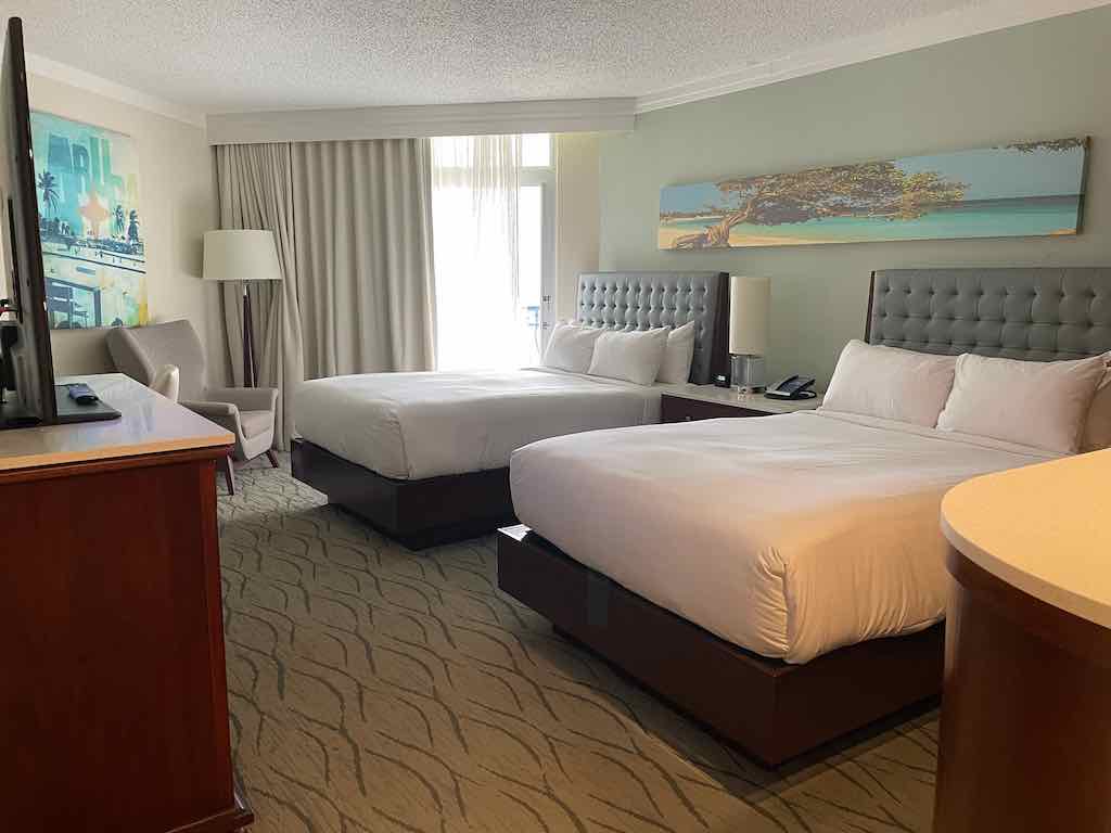Aruba hotel Hilton quarto