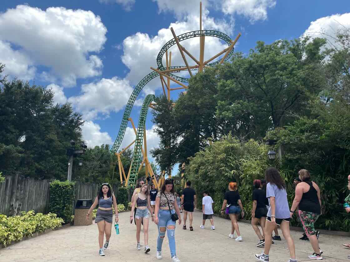 Busch Gardens montanha russa