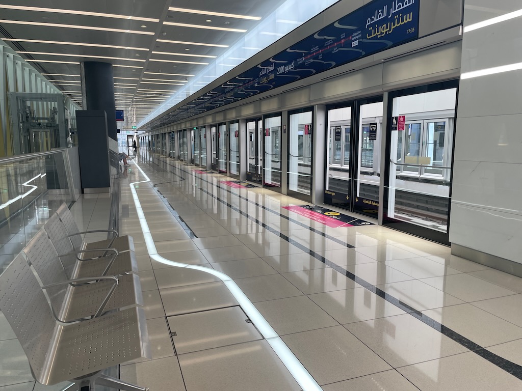 Estacao de metro de Dubai